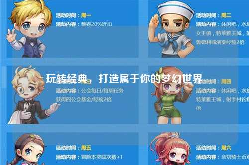 玩轉(zhuǎn)經(jīng)典，打造屬于你的夢幻世界