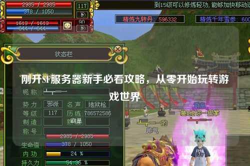 剛開SF服務器新手必看攻略，從零開始玩轉游戲世界