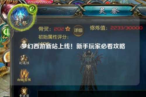 夢幻西游新站上線！新手玩家必看攻略