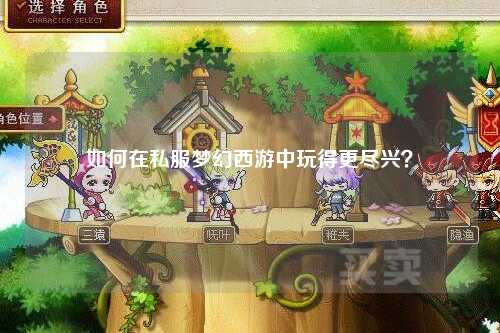 如何在私服夢幻西游中玩得更盡興？