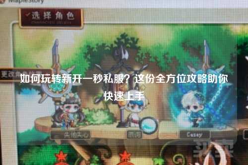 如何玩轉(zhuǎn)新開一秒私服？這份全方位攻略助你快速上手