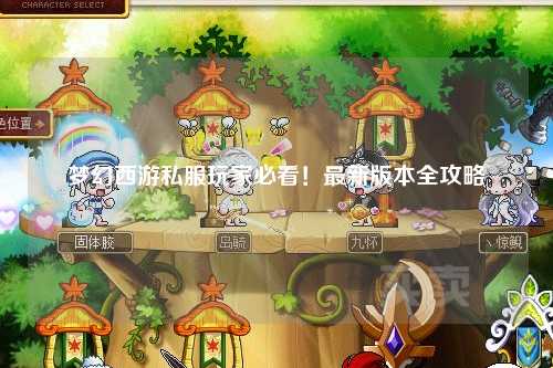 夢幻西游私服玩家必看！最新版本全攻略