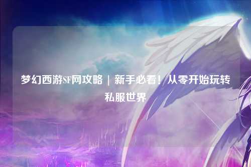 夢幻西游SF網(wǎng)攻略 | 新手必看！從零開始玩轉(zhuǎn)私服世界